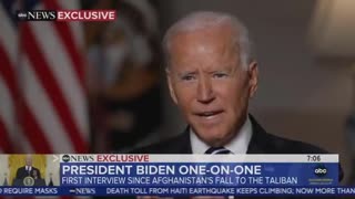 Biden says he'd have withdrawn troops even if Trump hadn't made a deal with the Taliban.
