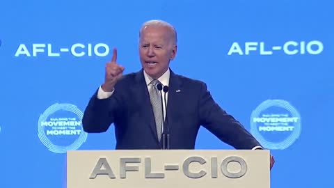 Biden Whispers and Then Screams at Convention