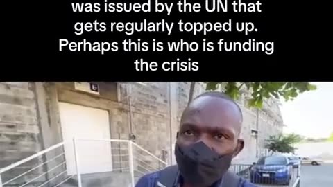Haitian Man in Mexico trying to Cross into America says UN Sends Him $