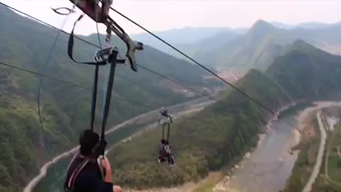 Gopro footage from Koreas Biggest zipline