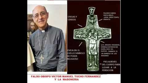 falso obispo victor tucho fernandez y cruz masonica satanista