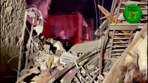 Twelve missing in Sicily as building collapses