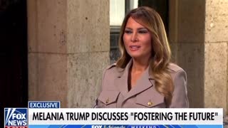 Melania Trump Talks About Her AMAZING Work "Fostering The Future"