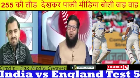 Paki Media Shocked On Rohit, Gill, Padikkal Batting Ind Vs Eng 5th Test Highlights Pak Reacts