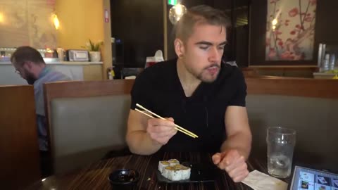 "Sushi Buffet Showdown: 200 Piece All-You-Can-Eat Challenge vs. Pro Eater"