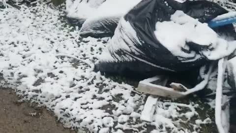 Flood Victim in West Virginia shows his belongings