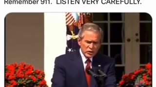 Bush says the "E" word.