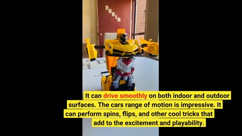 Sponsored Ad - Desuccus Remote Control Car, Transform Robot RC Car for Kids, 2.4Ghz 1:18 Scale...