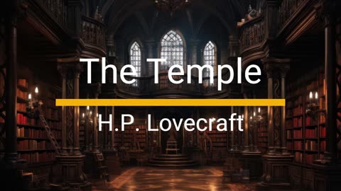 The Temple - H.P. Lovecraft