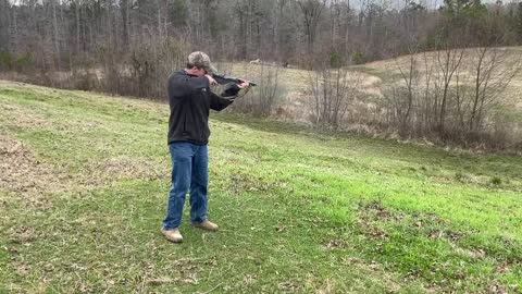 Firing the British Sten Mk. III 3 Submachine Gun