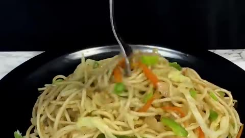 HAKKA NOODLES ASMR COOKING