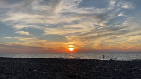 Beautiful Sunset on the Beach (Mentor, Ohio)