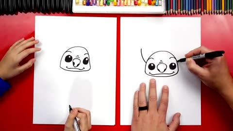 How To Draw Stitch From Lilo And Stitch by Art for Kids Hub