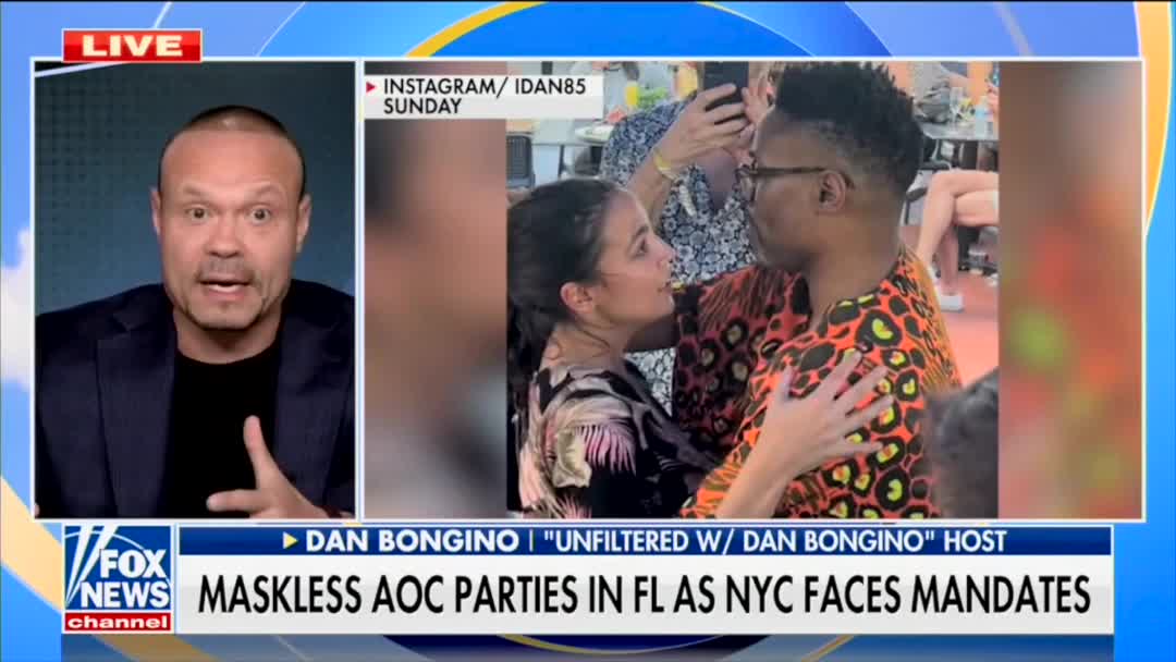 Bongino Goes Nuclear After Comrade Aoc Gets Caught Partying Maskless