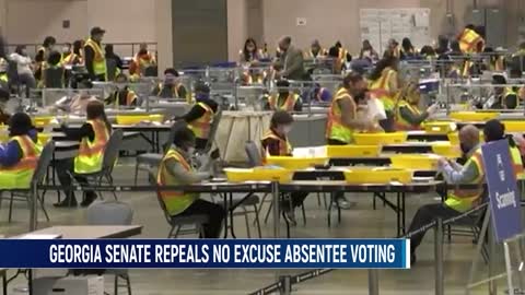 Georgia State Senate Votes To Repeal No Excuse Absentee Voting