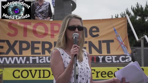 Tanya Gaw, Action4Canada, Kelowna BC Freedom Rally June 19, 2021