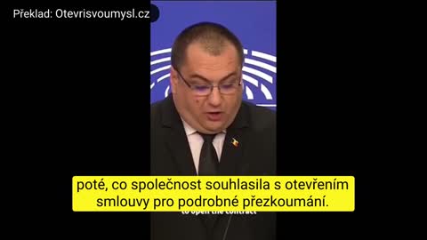 Rumunský europoslanec Cristian Terheș mluví v Evropském parlamentu