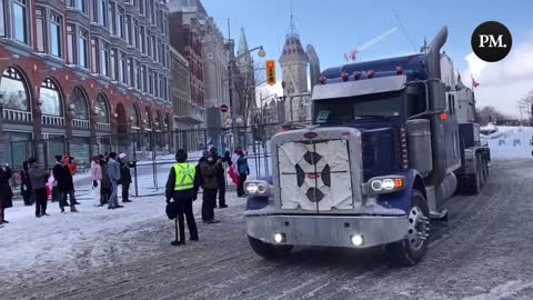 Freedom Convoy trucks were towed after police cleared protestors