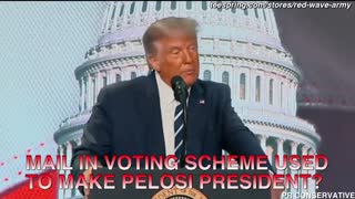 Democrat Scheme to have President Pelosi with mail in ballot chaos!!!