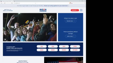 Antifa.com Brings you to Joe Biden's website?! TRY IT