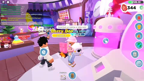 MAKING MY PET SHINY IN ROBLOX OVERLOOK BAY VALENTINE FESTIVAL