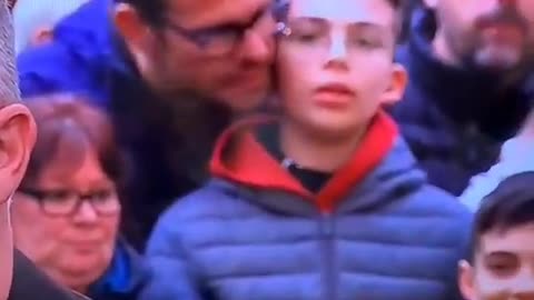 Guy bites kid's ear in front of the camera 🤢😢🤬