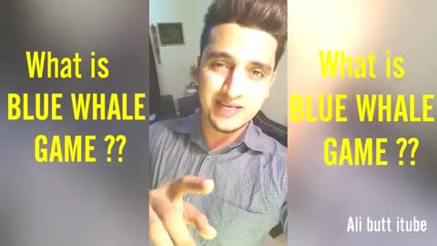 What is Blue whale Game?