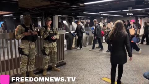 National Guard deployed in NYC subway