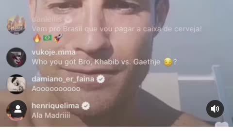 Cristiano ronaldo supporting khabib nurmagomedov