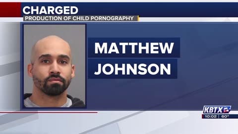 Mathew Johnson Arrested on production, distribution, and possession of child pornography