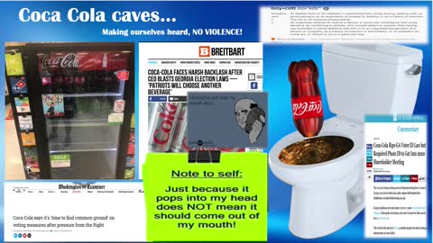 Coca Cola Crashes then Caves