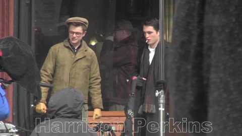 Robert Pattinson and Dane DeHaan in Millbrook to film "Life" March 4 2014