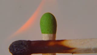 Slow Motion Match Stick