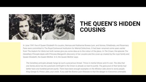 The Madness of Prince Charles, Pedophilia, Haemophilia, Population, 'Sanguine Vampiris disease' and & the Round table of Modred