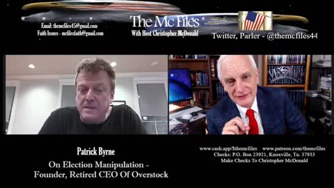11/22/2020 Patrick Byrne Interview: 2020 Election Fraud - The McFiles Network