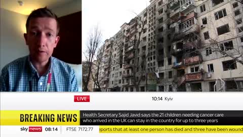 #Ukraine #War_Doctor Describes evacuating 21 Ukrainian children with cancer to UK