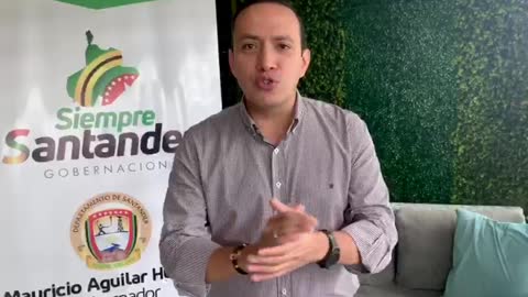 Gobernador de Santander confirmó que su prueba para COVID-19 salió negativa