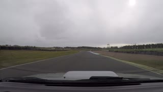 Subaru Impreza Turbo at Knockhill Racetrack in Scotland