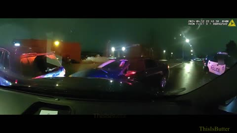 Dashcam shows reversing driver smash into Toronto police cars during chase