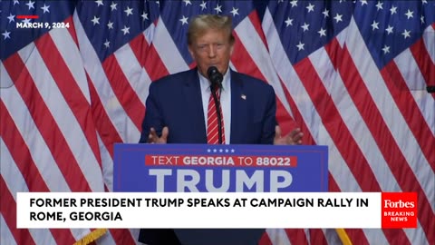 'How Good Is She-'- Trump Mocks Karine Jean-Pierre At Georgia Rally