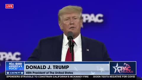 Trump tells the truth of our situation