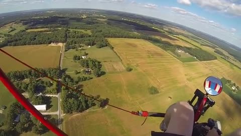 Crash Landing in Soybean field