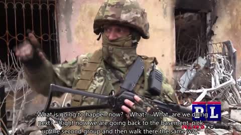 Russian Soldiers Evacuate Children from Dangerous Areas of Mariupol (w/ ENGLISH SUBTITLES)