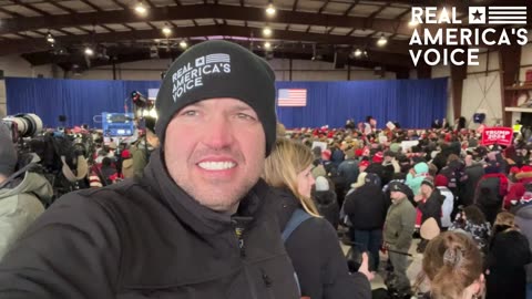 Live at the #TrumpRally in Michigan