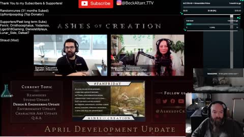 April 2022 Ashes of Creation Dev Update Live Reaction