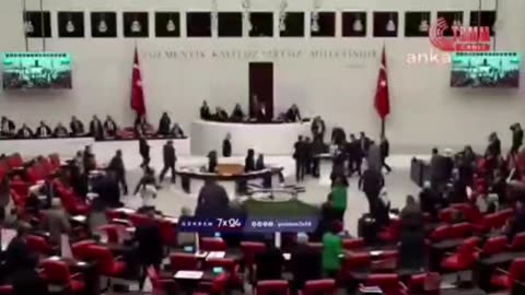 The Moment Turkish Lawmaker Suffers Heart Attack After Threatening Israel