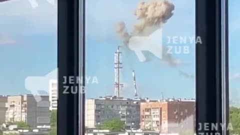 Russian Airstrike Destroys Kharkiv TV Tower in Ukraine