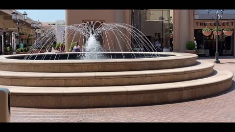 Fashion Island, Newport Beach, CA: Water Fountain-Part I