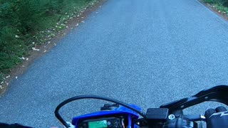 Motorcycle Rider Stops to Help Scared Deer Fawn