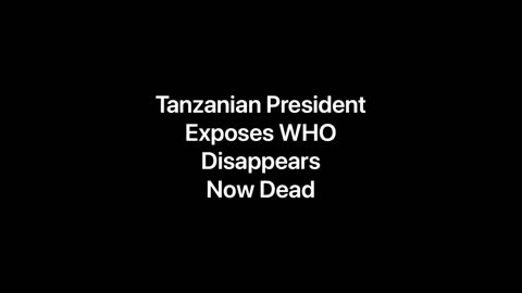 Tanzania President Speaks Out